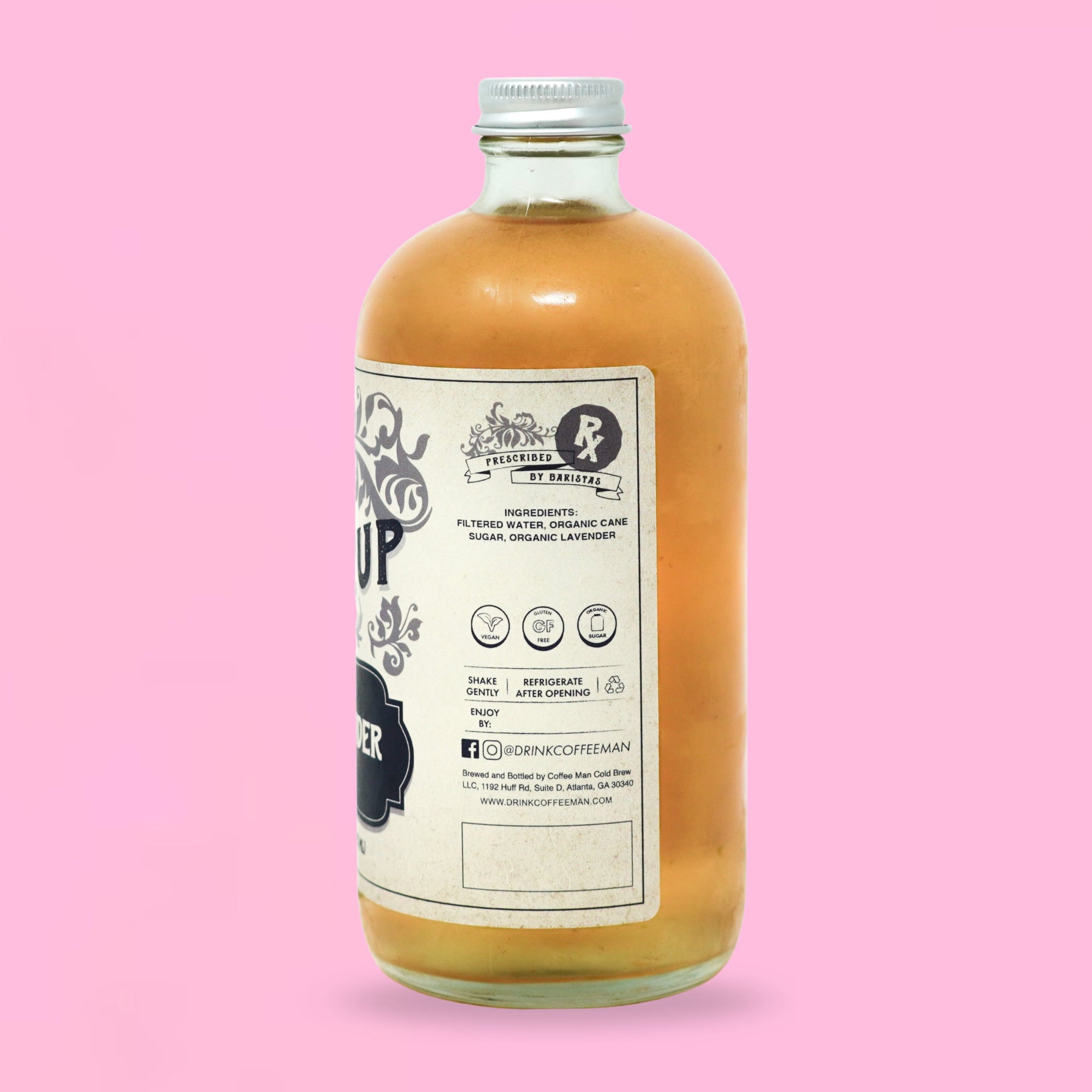 Lavender Craft Syrup Coffee Man