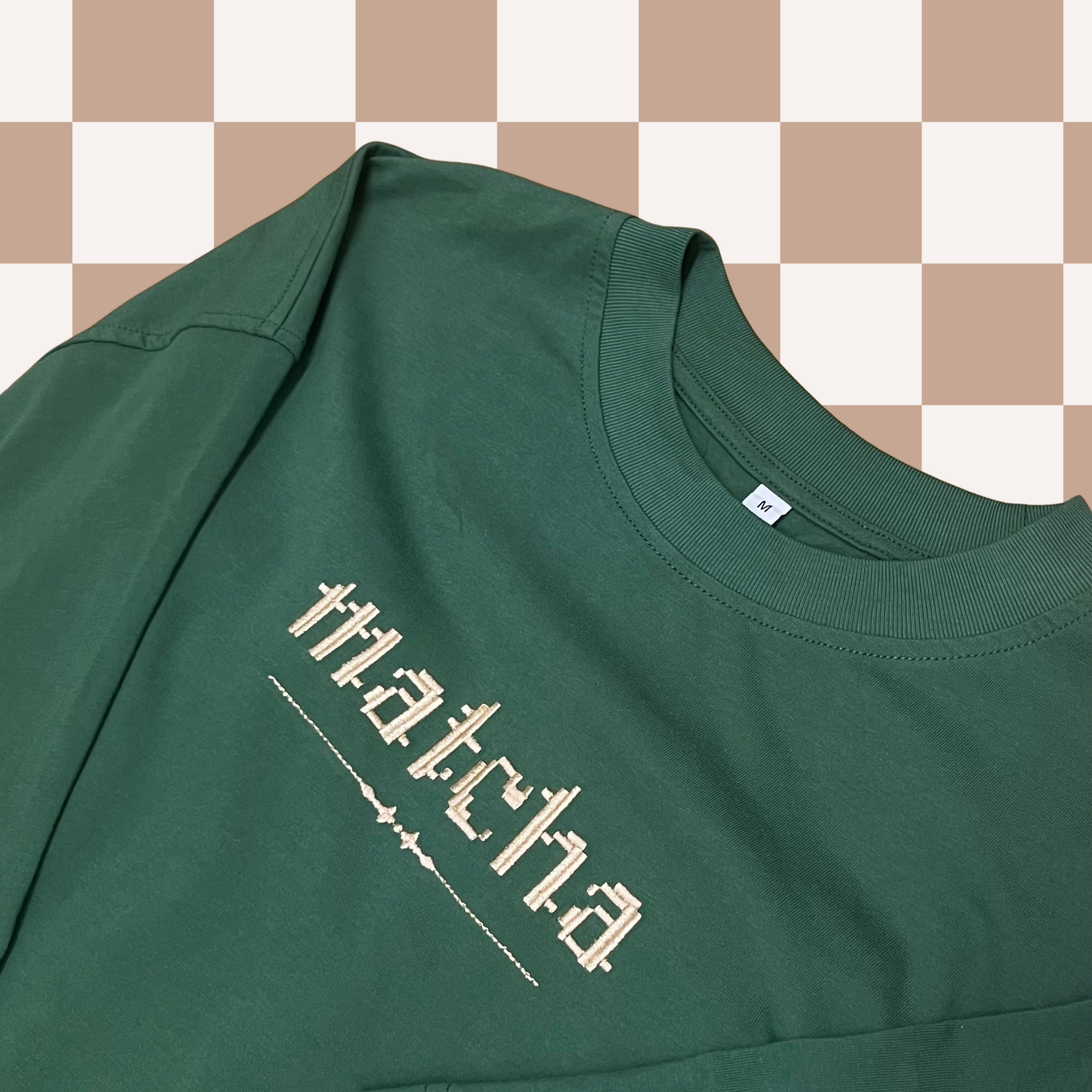 "Matcha" Embroidered Tee My Store