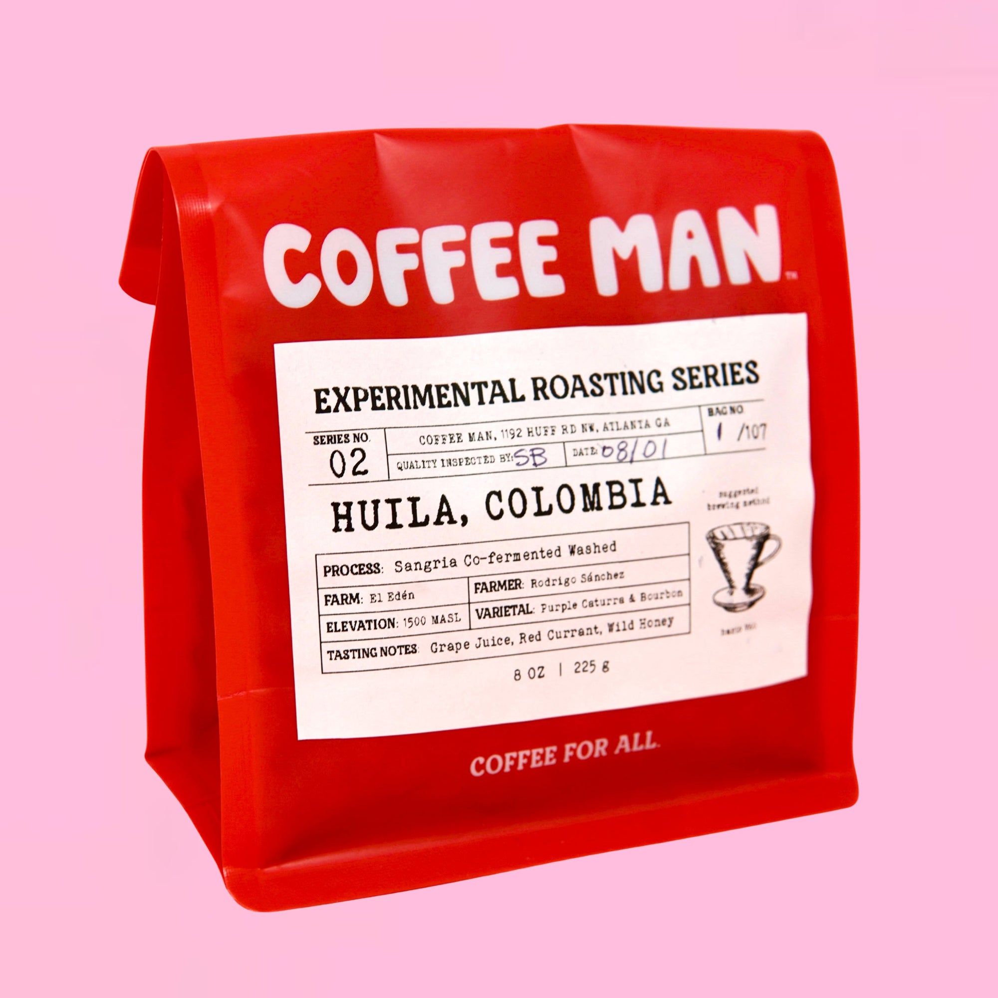 Sangria Experimental Roast Coffee Man