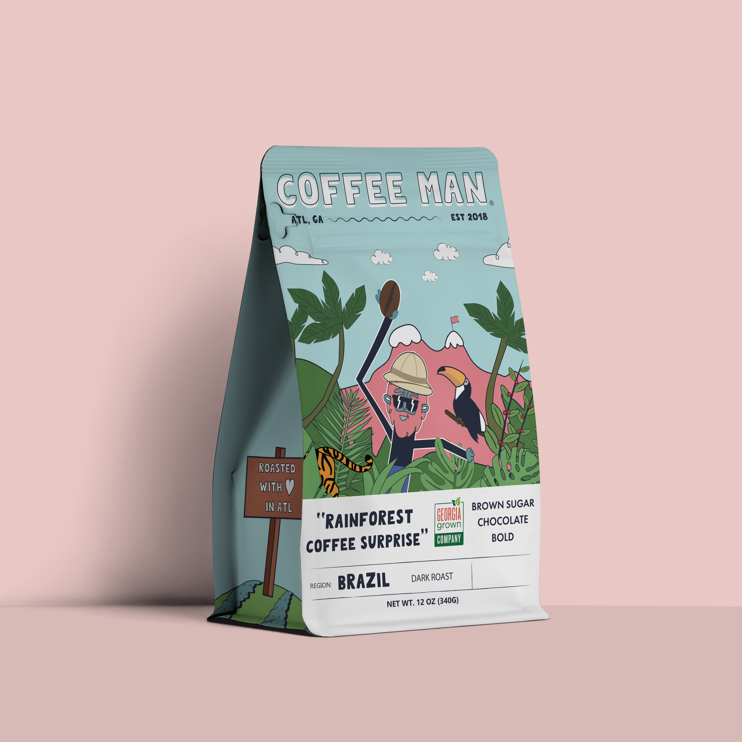 Rainforest Coffee Surprise  | Brazil Dark Roast Coffee My Store