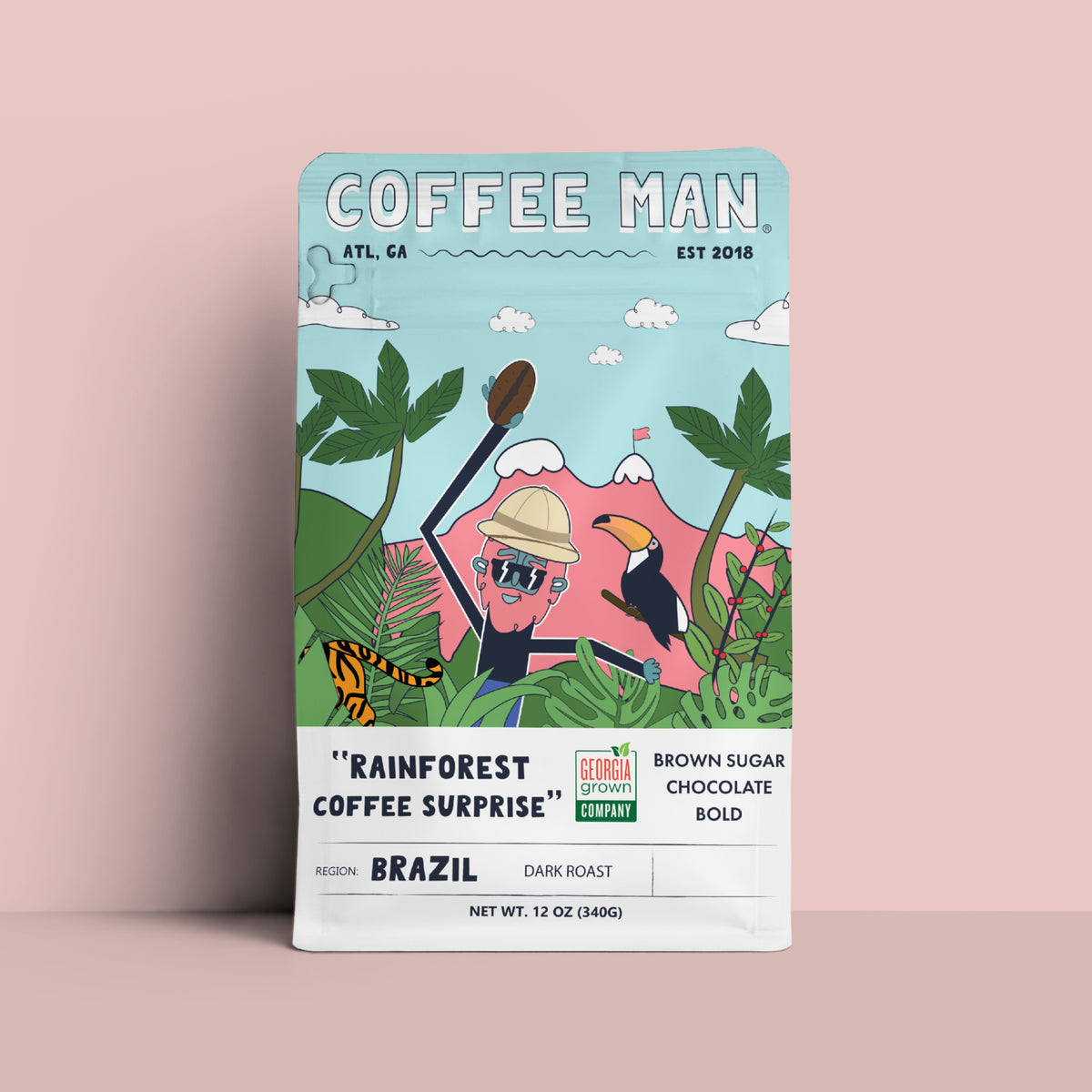 Brazil Dark Roast Coffee Bag Atlanta