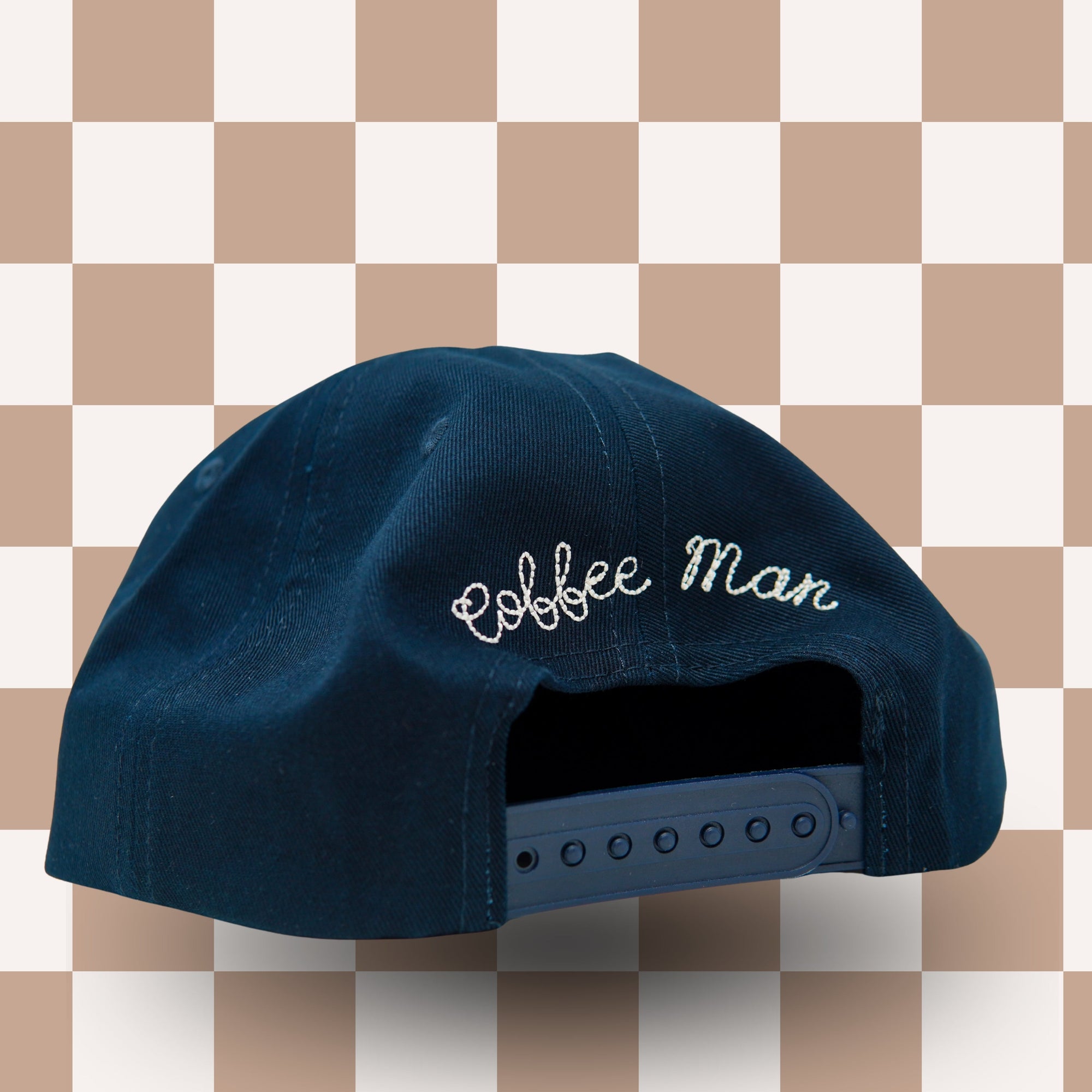 Embroidered Patch Snapback | Coffee Man Logo Coffee Man