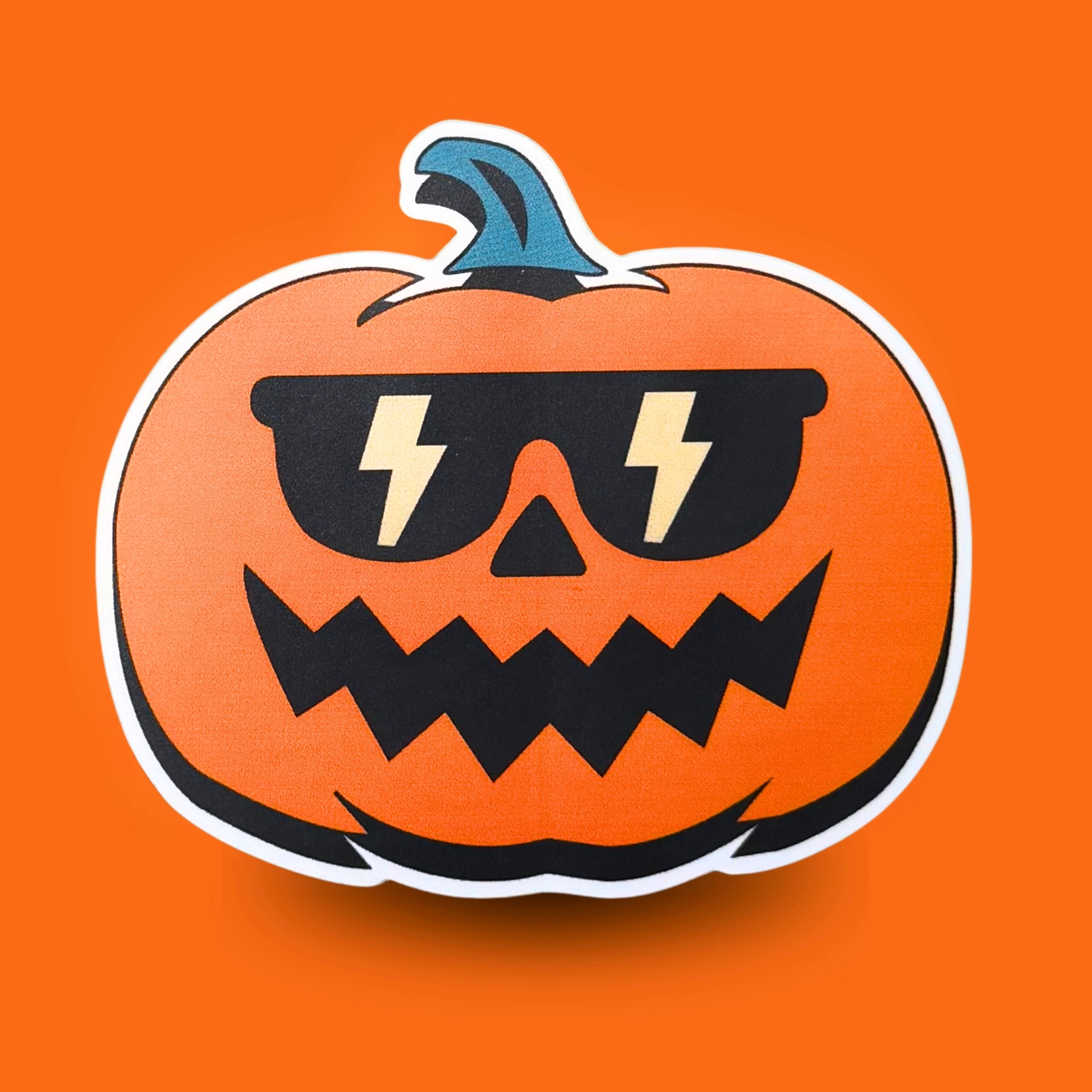 Pumpkin Coffee Man Sticker My Store