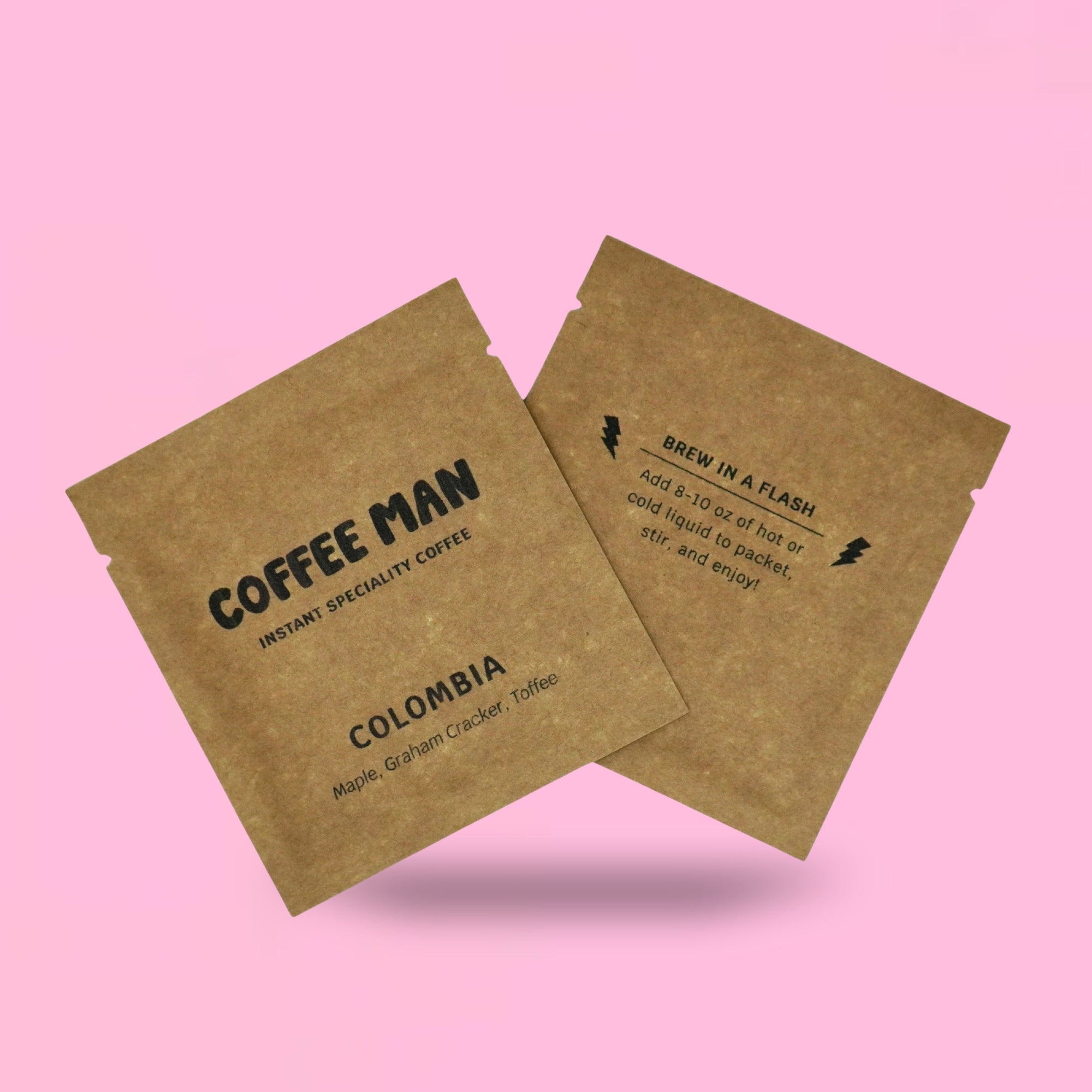 Premium Instant Coffee packet - medium roast Colombian coffee