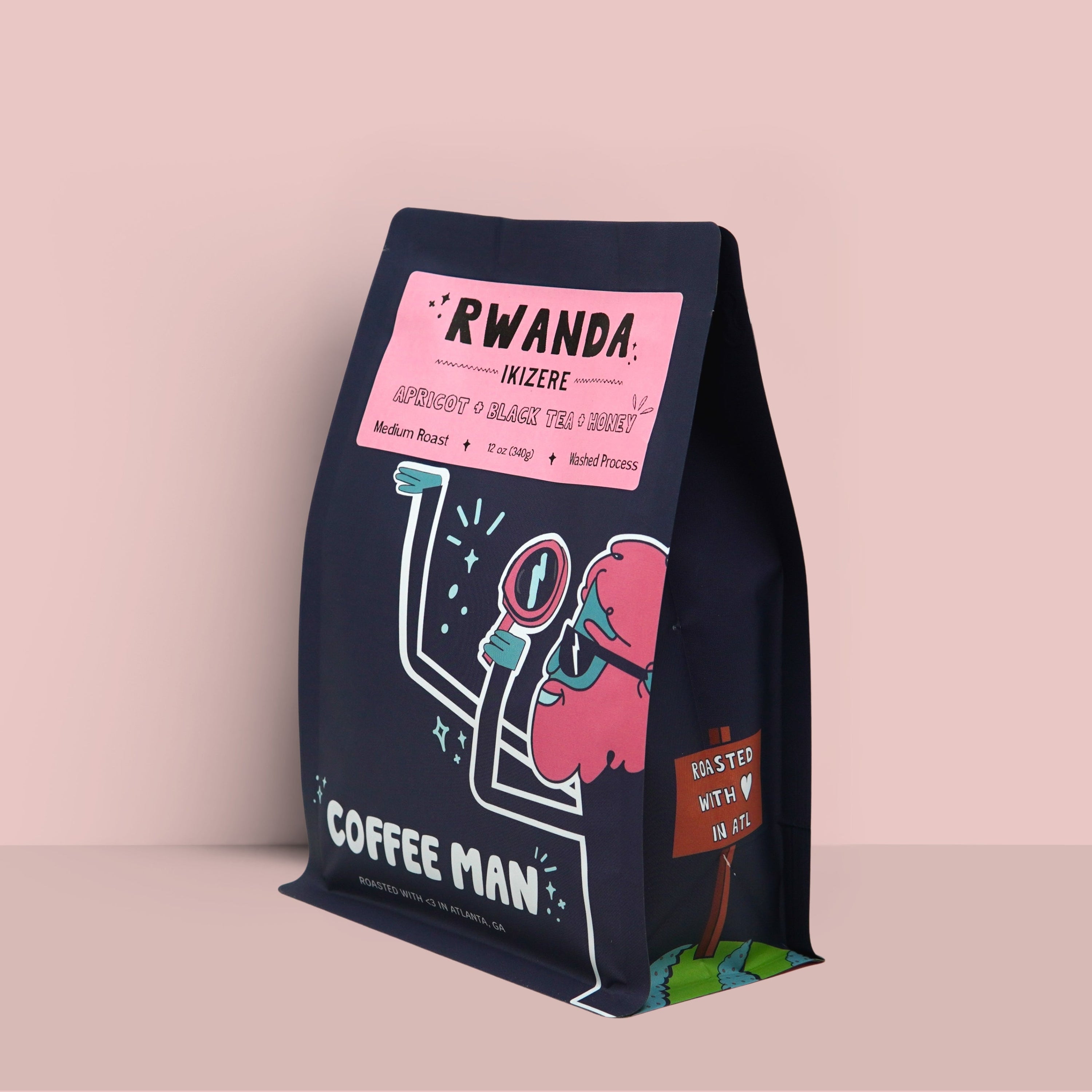 Rwanda Ikezere Medium Roast Coffee Bag from Coffee Man