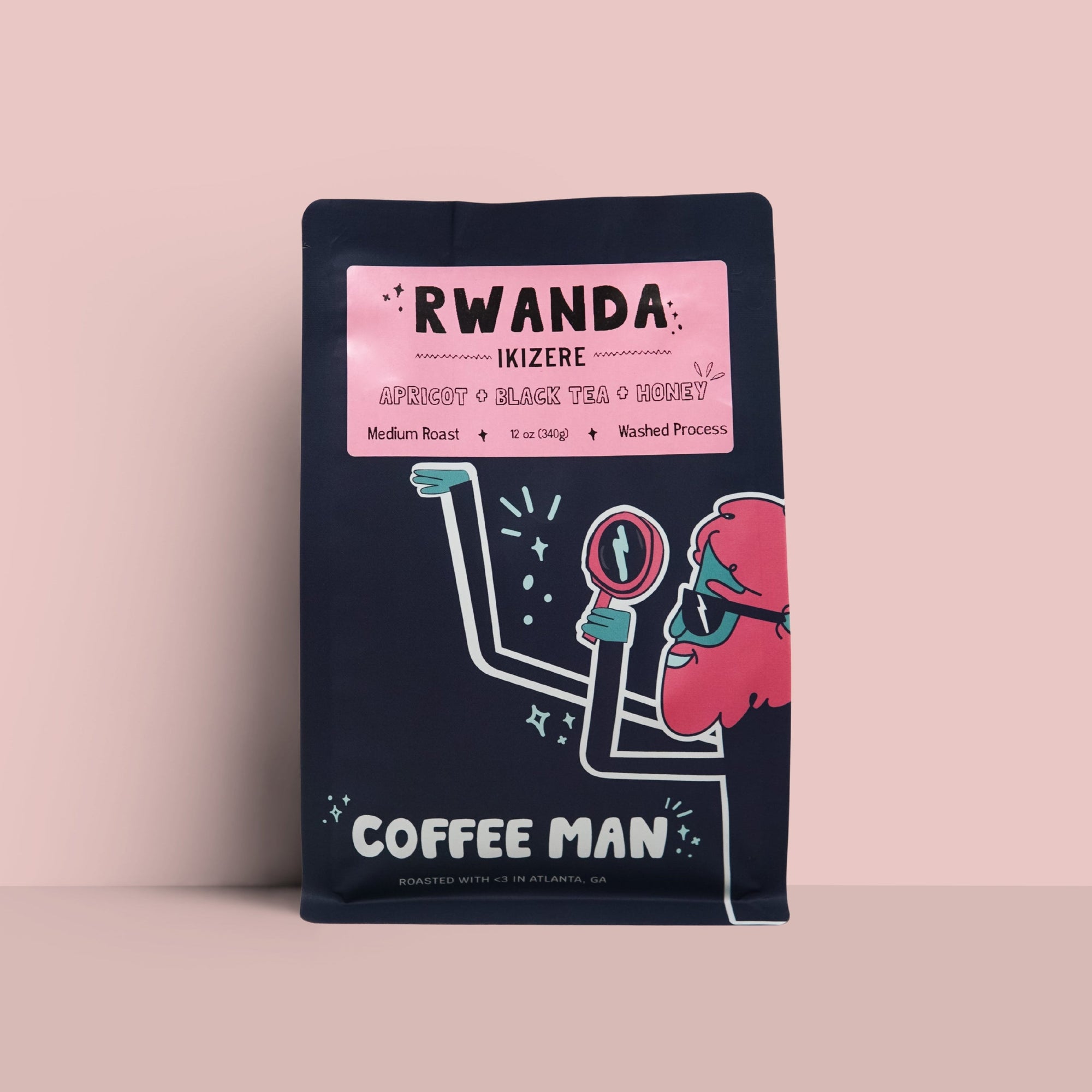 Rwanda Ikezere Medium Roast Coffee Bag from Coffee Man