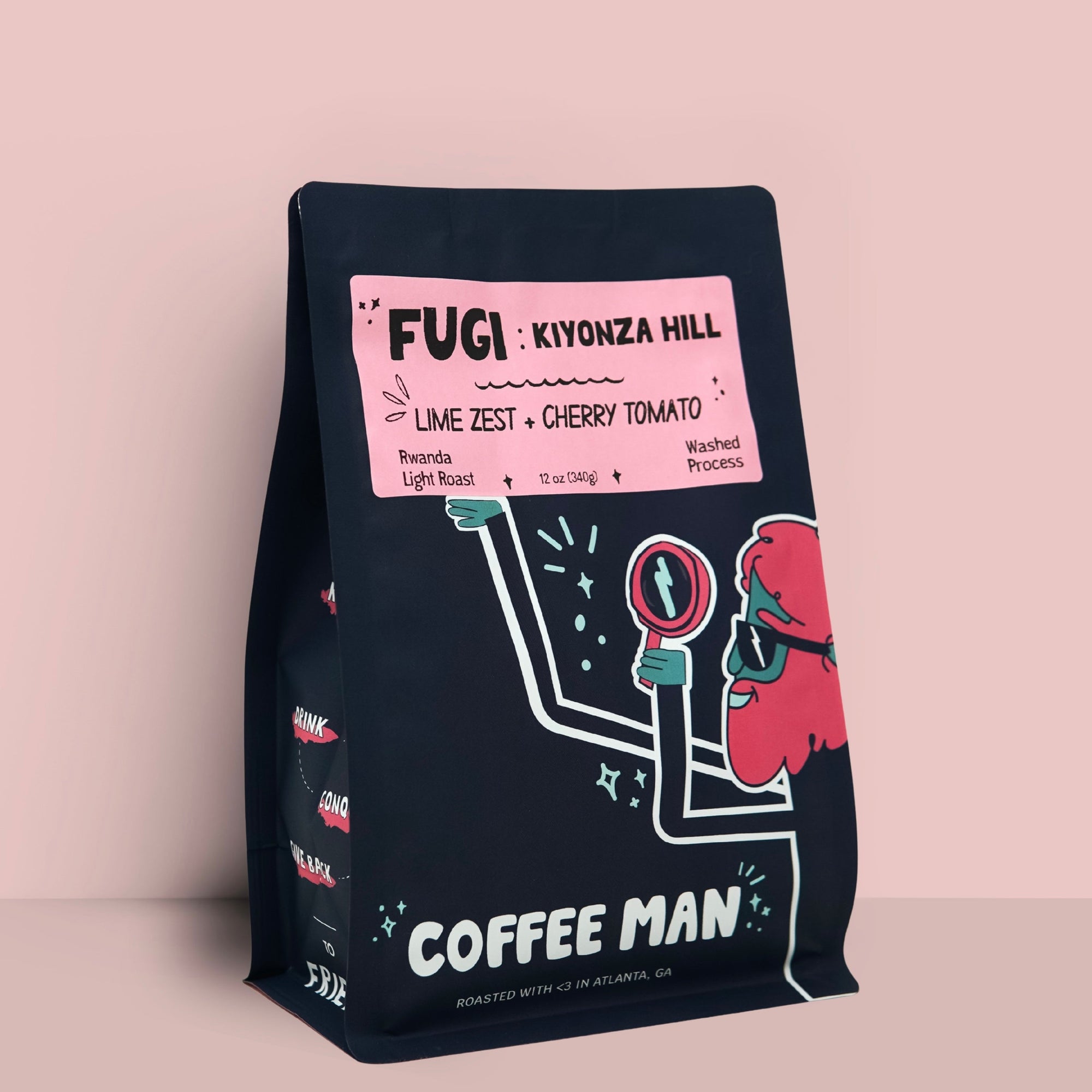 Light Roast Rwandan Washed Coffee 12oz Bag