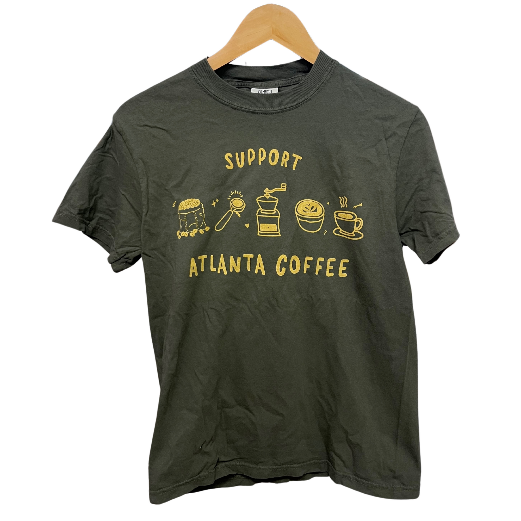 Support Atlanta Coffee Tee Coffee Man