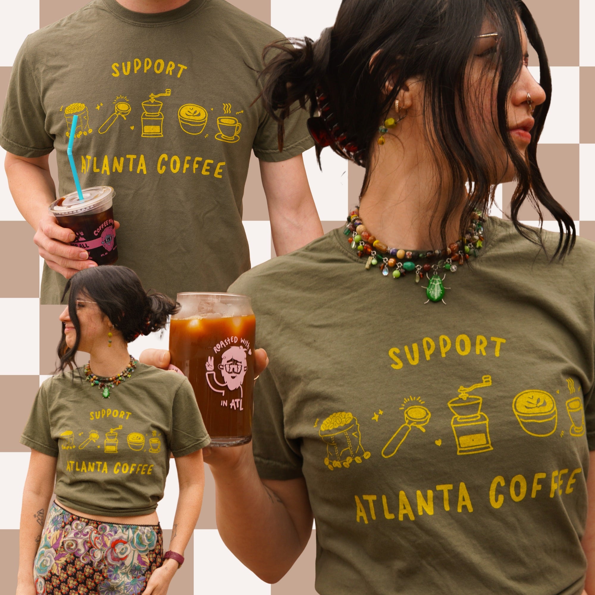 Support Atlanta Coffee Tee coffee man merch
