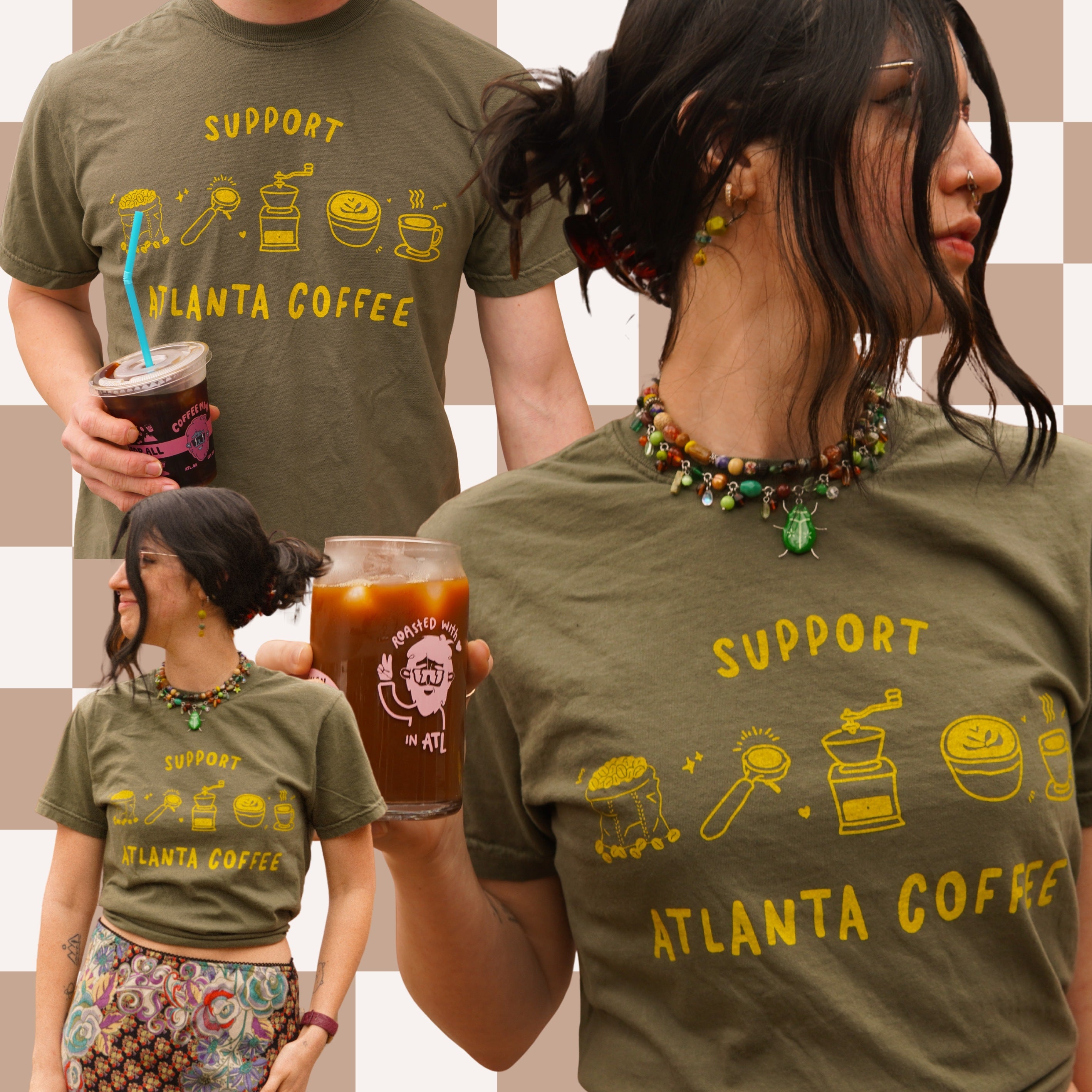 Support Atlanta Coffee Tee coffee man merch