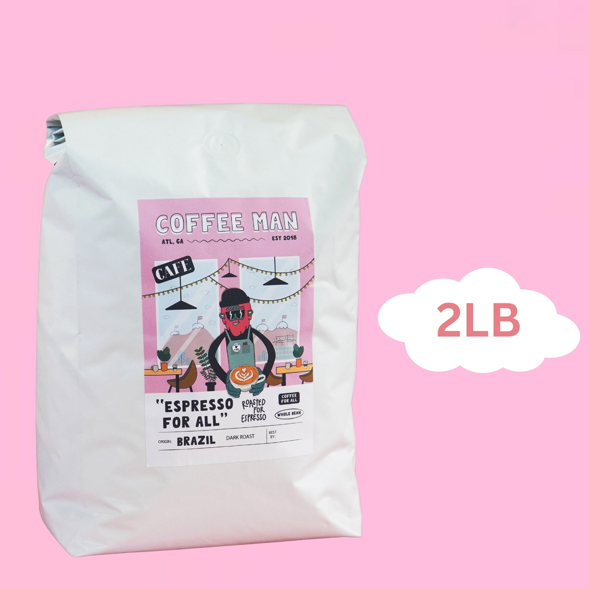 Coffee Subscription - 2LB Coffee Bag (Monthly) Coffee Man